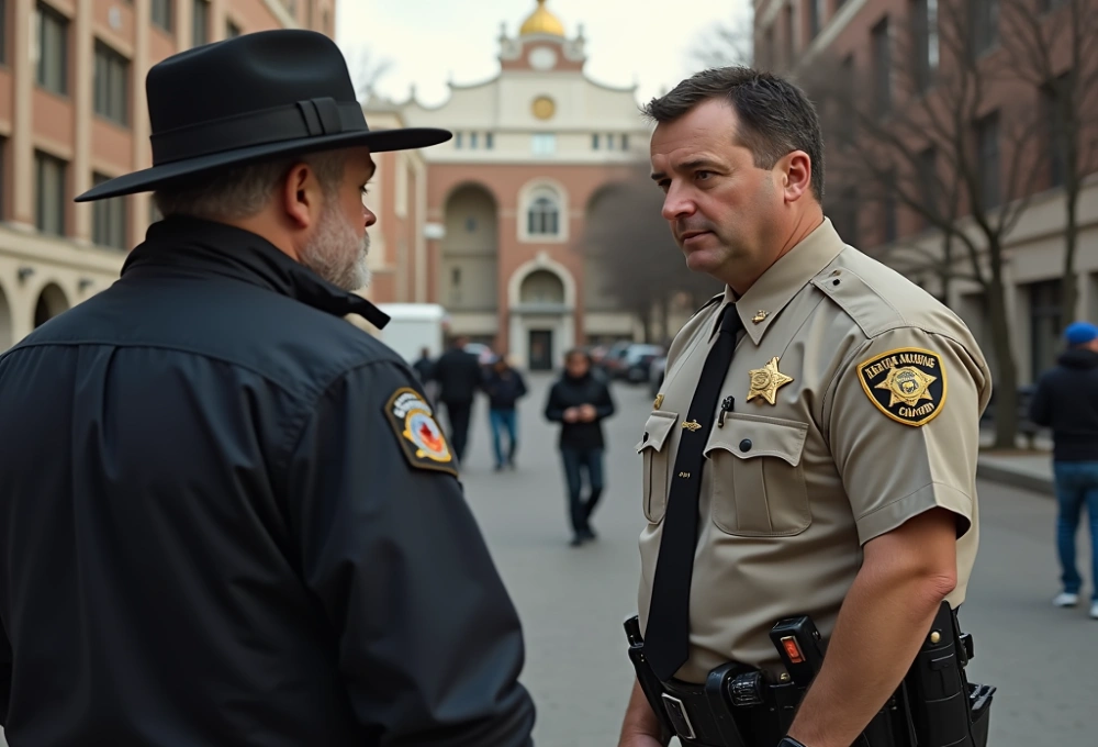 Angry sheriff brutally humbles CNN reporter during a heated press conference, highlighting tensions between law enforcement and media.