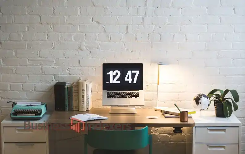Organized home workspace for business ideas under $1000