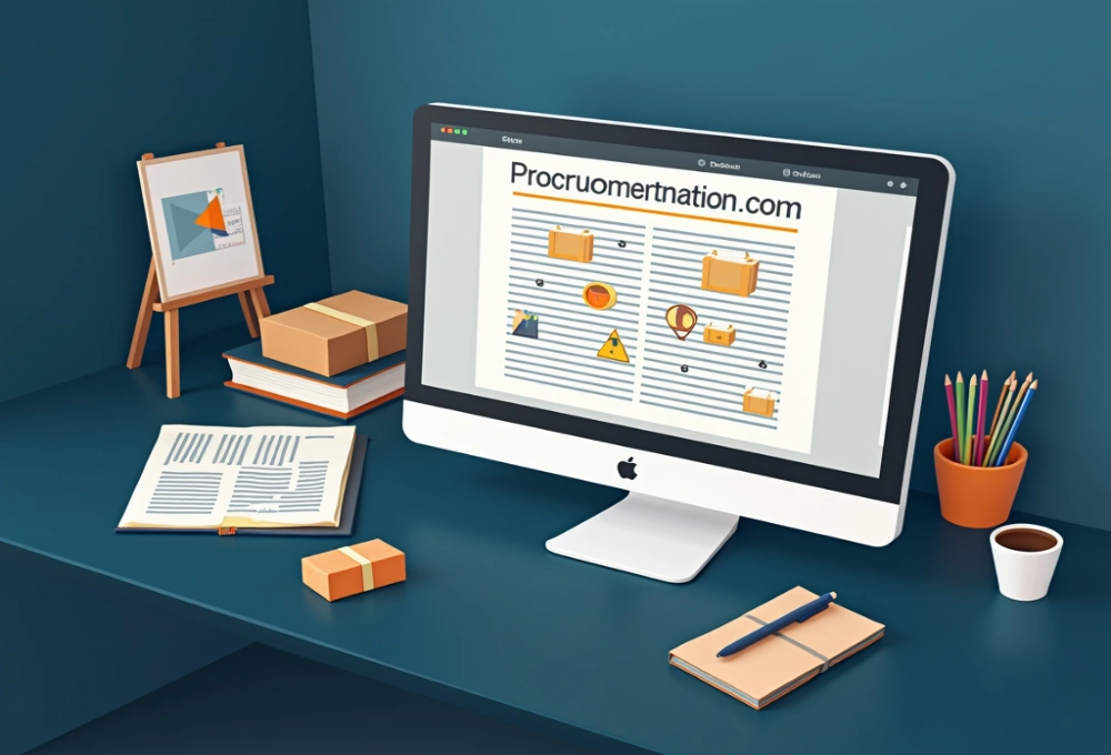 Procurementnation.com Supply Chain platform showcasing global sourcing and logistics management features.